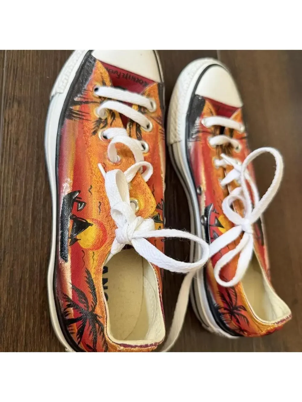 Converse Women's Multi and Orange Trainer